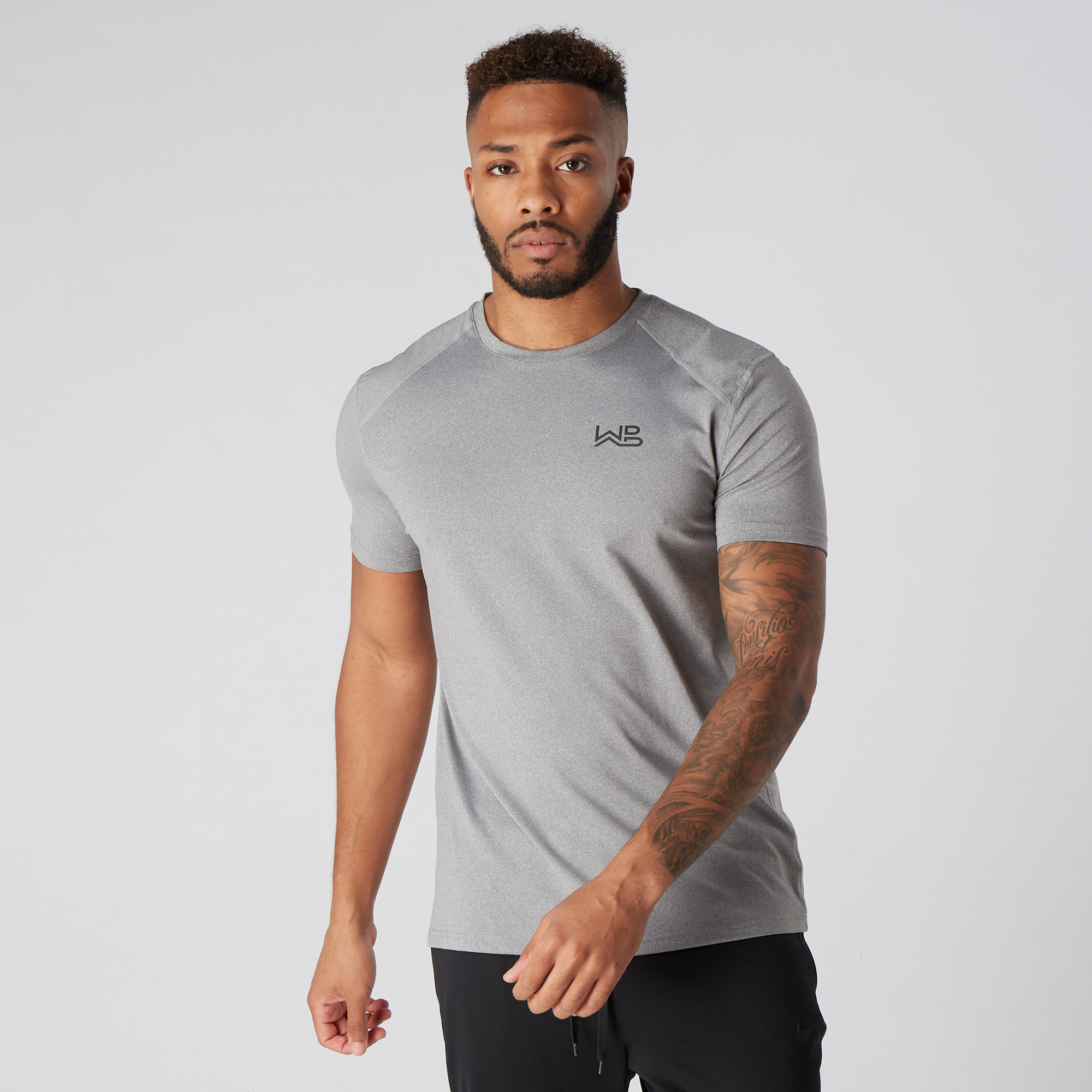 T-Shirt - Grey Marl - Image 5